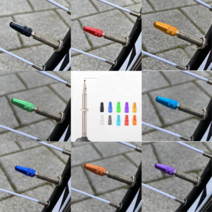 자전거 밸브 캡 타이어 튜브 마개 프레스타 밸브 10종 자전거브랜딩, 스카이