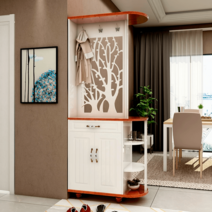 현관입구 실발장 파티션 거실 캐비닛 다용도 선반, B타입80x38x190cm, 신발장, 패키지