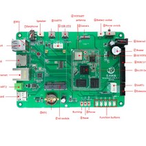 도우미 A133 비용 효율적인 개발 보드 쿼드코어 1.6GHz 안드로이드 10 마더보드 및 lcd 컨트롤러 3D 프, 한개옵션0
