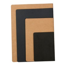 A4 실제본노트 줄공책 유선 학생노트 일기장 수첩, A4 블랙 (03-398A)