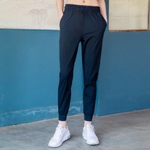 블랙몬스터핏 트리코트 쿨링 트레이닝 바지