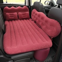 차량용가족매트 화물차 간호 간병매트리스 자동차 에어 침대 SUV 매트리스 뒤로 여행 홈 캠핑 액세서리 좌, 03 빨간