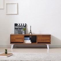 깔끔한 수납의 완성 키큰거실장 높은TV다이 깔끔한스타일 거실협탁 세련된거실장 거실장식장 티비대, 그레이