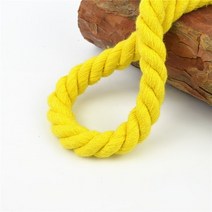 비거리 로프 골프 연습 도구1미터 8mm 10mm 컬러 코드 코 튼 로프 3 가닥 라운드 트위스트 뜨개질 가방에, 06 Yellow_01 12mm