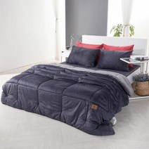 미뇽 프리미엄 겨울극세사이불배개세트SS 네이비 싱글.엘리시아룸