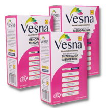 여성 갱년기영양제 Vesna 폐경기 완화제 호르몬균형 안면 홍조 기분 변화 저에너지 케어, 3개, 60정