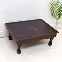 향림공예 사각 엔틱 밥상 510 접이식 교자상 2인용 찻상 다과상, 사각엔틱 510