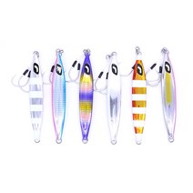 지깅 루어 130g 160g 1pc OCEA 느린 지그 금속 지그 정어리 낚시 이스카 인조 루어 미끼 낚시 지그 위드 후크로 낚시를 합니다, 화이트