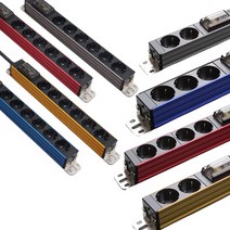 현대 국산 안전 최대 4000W 20A 누전차단 2구 3구 4구 6구 고용량 멀티탭 1.5M 3M 5M 대용량 에어컨 건조기 인덕션 알루미늄 멀티 콘센트 안전커버 증정 디에스, 티타늄 그레이, 6구1.5M, 1개