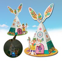 만들기세트 인디언 텐트 만들기(5set), LED등 구매