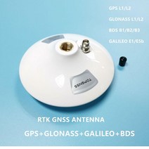 TOP106 RTK 안테나 고정밀 GPS GNSS GLONASS 갈릴 UAV UGA ZED-F9P 모듈 수신기, 한개옵션0