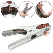 용접 수동 아크 접지 케이블 구리 그립 클립 클램프 300A 드롭, 한개옵션0