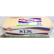 대용량 슬라이스 치즈 체다치즈 1.8kg 업소용 벌크