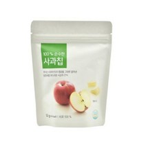 올가 간식 100% 순수한 사과칩 (12g) 명절 회사 탕비실 캠핑 아이들 선물, 5개
