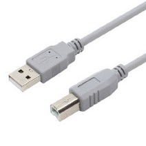 엡손 캐논 HP 데스크젯 프린터 복합기 USB B타입 케이블 PC 외장하드 연결 2.0 잭 연결선, 1.8M