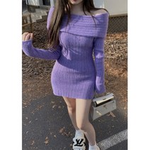 상견례 쉬폰 보라색 원피스 쇼핑몰 여름 니트 인견 카라원피스 트위드원피스 20대여자쇼핑몰 귀여운