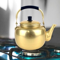 황주전자 1L_0002, 난로 보리차 술 막걸리 황 육수 주전자 1L