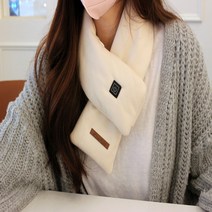 뜨뜨시 1+1 USB 목난로 온열 발열 목도리 보조배터리 포함