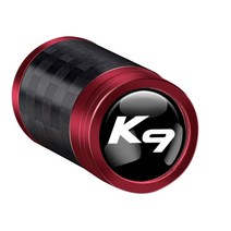 4 개 탄소 섬유 자동차 휠 타이어 밸브 스템 에어 캡 액세서리 기아 리오 스포티지 R K3 K4 K5 씨드 쏘렌토 세라토 소울, 17 For K9_04 Colourful