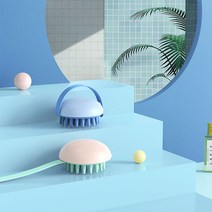 두피 각질 제거 실리콘 샴푸 브러쉬 두피브러쉬, 색상, 샴푸브러쉬 랜덤색상