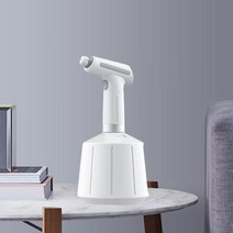 충전식자동분무기 자동 정원 스프레이어 USB 충전식 미세 미스트 원예용 조절 가능 병 스트림, 01 WHITE