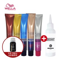 웰라 프로페셔널콜레스톤 퍼펙트 염모제 80g + 산화제 / 5개구매시 리무버증정, 1개, 77/75-로즈브라운