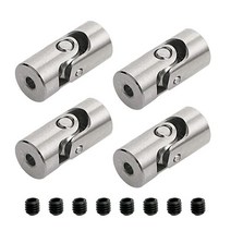 Aopin 2mm에서 2.3mm 회전 가능한 범용 조인트 커플링 샤프트 스테퍼 모터 길이 18mm / 0.71인치 3D 프린터 RC 로봇 자동차 보트 샤프트 DIY 인코더, Rotatable Universal Joint Coup, 3 to 5