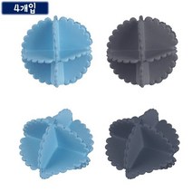 PVC 세탁볼 4p 약5.5cm 빨래 보조소품 세탁 빨래볼 빙빙볼 보조볼 용볼, DQ 1