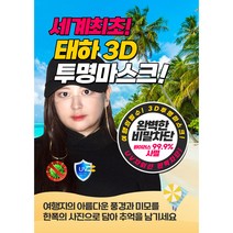 립리딩 투명 김서림방지 연예인마스크 학교 공공기관 어린이집 공급 마스크 성인용 입전체가 보이는 광폭 청각장애인 입투명마스크, 태하3D립리딩마스크 2매
