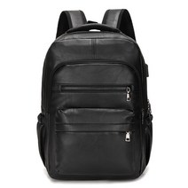 남여공용 hi-q 배낭 pu 가죽 큰 노트북 배낭 mochilas 캐주얼 가방 441