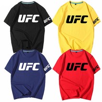 기타 UFC 티셔츠 격투기 MMA 남녀 주니어 순면 반팔티