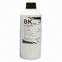 73 빵빵야 / NDM HP 950 오피스젯 프로 시리즈 리필잉크 검정 1 000ml 염료 HP 8000 8100 8600 8610 8620 8630 7110 7612 외 HP 제품 무한리필잉크, 단일 수량
