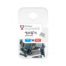 [B1P] 바이하츠 서류 고정 날크립(심)(킹 오피스 80매용) 학용품 사무 정리 문구 24개입 (B1P/ 393984EA )