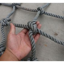 야외 어린이 등반 그물 로프 훈련 유치원 안전 보호망 낙하 방지, 14mm  메쉬 8cm