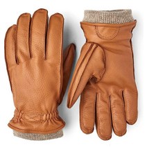 Hestra 남성용 Olav Deerskin 추운 날씨용 가죽 단열 장갑 602302