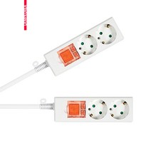 동양 2구 메인 스위치 멀티탭 과부하 16A 양극차단 안전커버, 5M