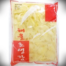 하얀 초생강 1.3kg 초밥집 횟집 백색초절임 스시 넓은 흰색생강절임, 1개