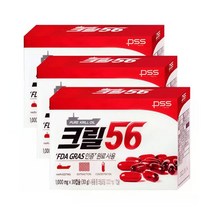크릴 56 크릴오일 1000mg x 30캡슐 (3박스), 단품