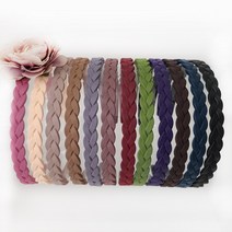 인조이박스 안아픈 플라스틱 꽈배기 머리띠 헤어밴드 MA21