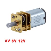 감속 기어 모터 속도조절 3V 6V 12V DC N20 미니 마이크로 메탈 기어 모터 휠 포함 15 30 50RPM 100 200R, 02 30RPM_01 3 볼트