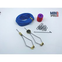 [민프로샵] (어시스트 훅 DIY 용품) 세라믹 보빈 타잉실 솔리드링 케블라 니들, 케블라라인 2mm