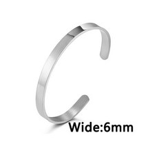 맞춤형 이름 각인 스테인레스 스틸 팔찌 주얼리 이름 단어 글자 맞춤형 팔찌 및 뱅글 남녀공용 1PC