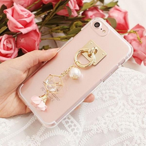 LG 스타일러스2 핸드폰케이스 휴대폰 크리스털 젤리 L, 크리스탈플라워_민트, 없음