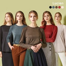 루시앙 메탈얀 셔링 티블라우스 5종 SET (SD16788)