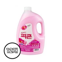 피죤 섬유유연제 핑크로즈 3000ml X 12개 수건 의류냄새제거 고농축 섬유향수, 상세페이지 참조, 상세페이지 참조, 상세페이지 참조
