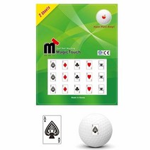 KAXIYA 골프공 스티커 마킹스티커 볼마킹 포커 2매입 10팩