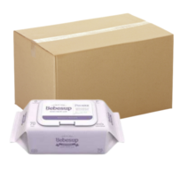 베베숲 프리미어 물티슈 캡형 70매 12개