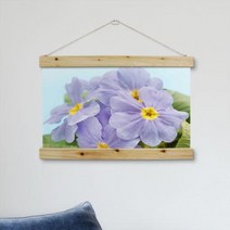 [바보사랑] 우드스크롤_60CmX40Cm-액운을막는꽃프리뮬러[꾸밈], 상세 설명 참조, 타입선택:타입2