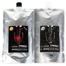 TE INT 매니아 스피드 먹물 칼라 크림(5분 오징어먹물) 1제500ml+2제500ml, 자연갈색
