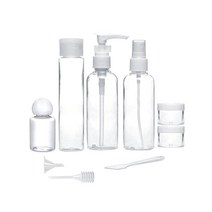 화장품 공병 리필용기 9종 세트 DD-10158 투명, 20개
